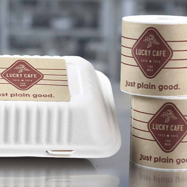 Etichetta di carta kraft